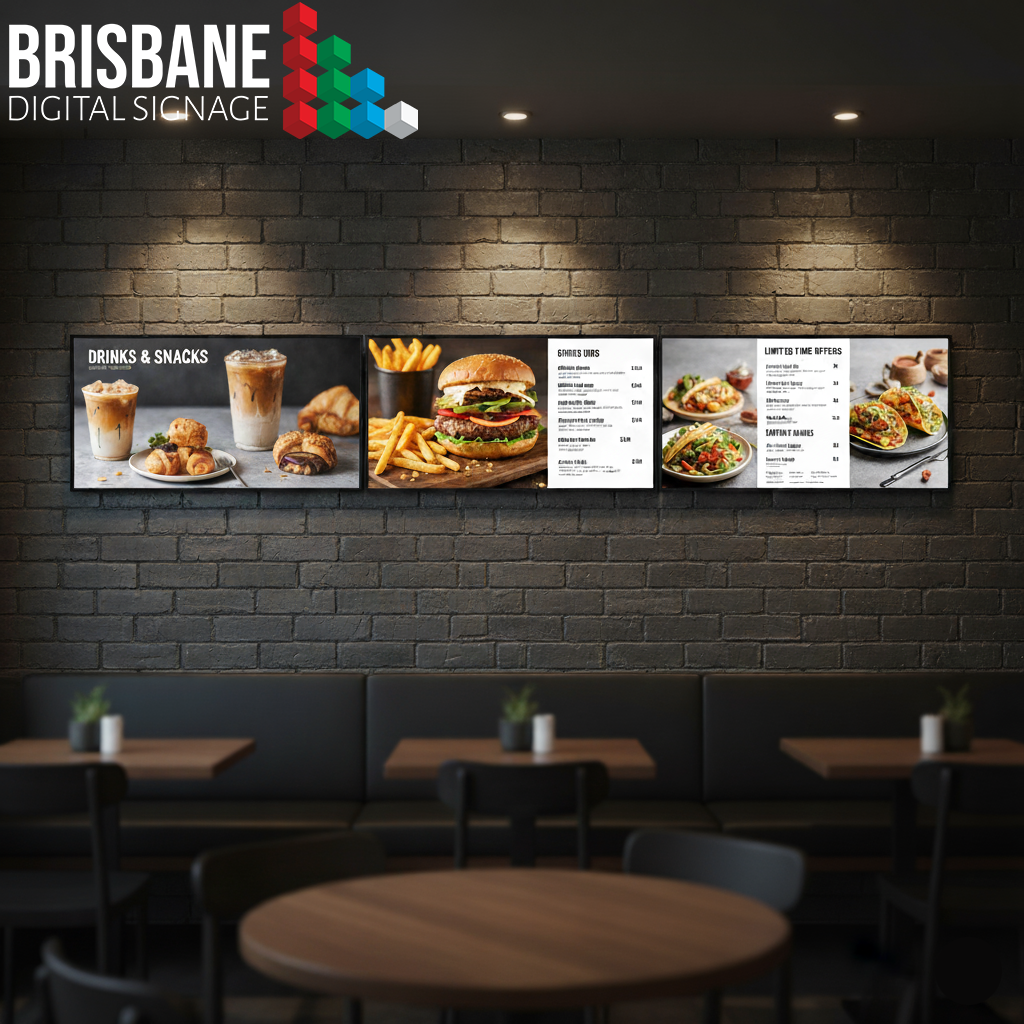 Cafe Restaurant Digital Food Menu Boards
