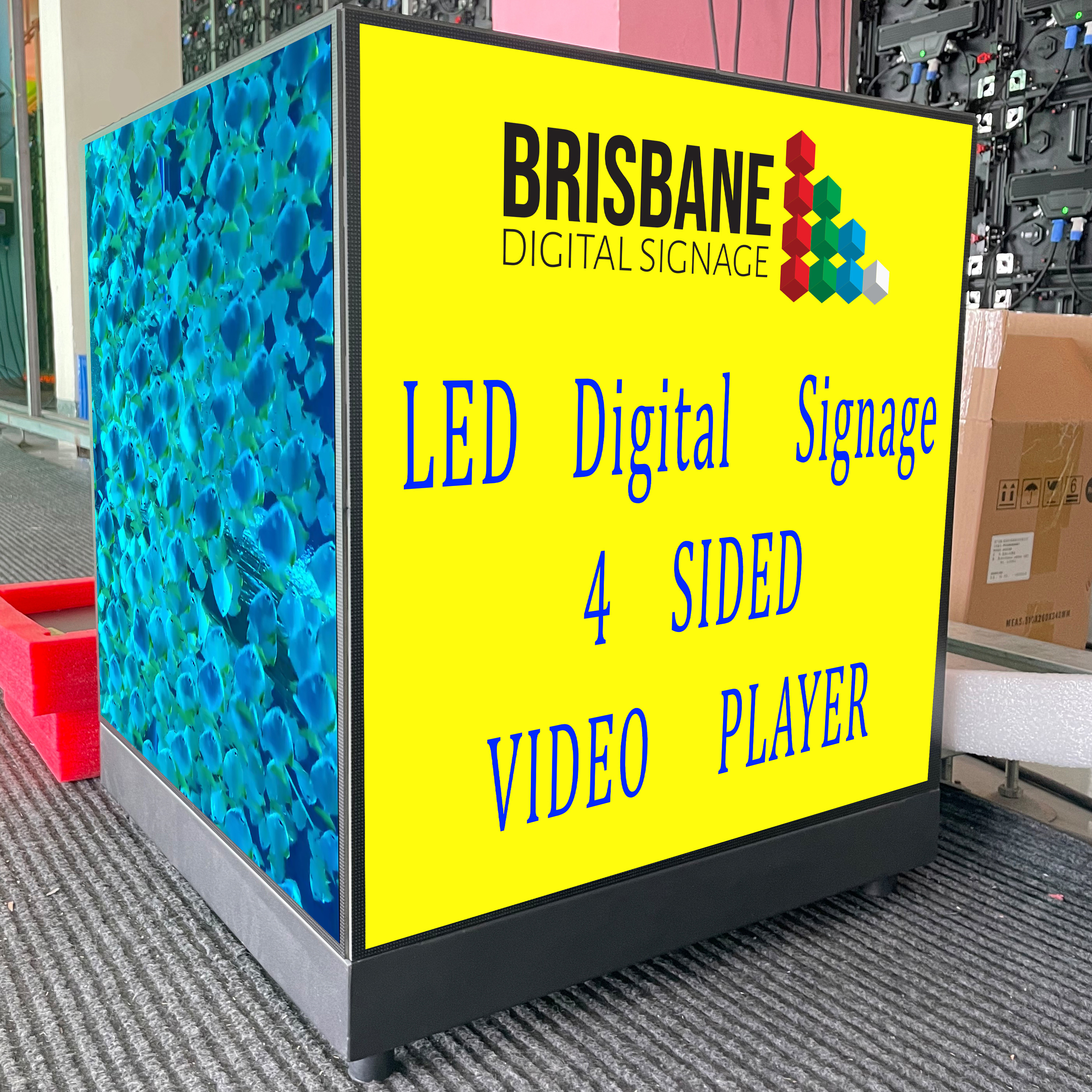 LED VIDEO Screen Player 4 SIDED