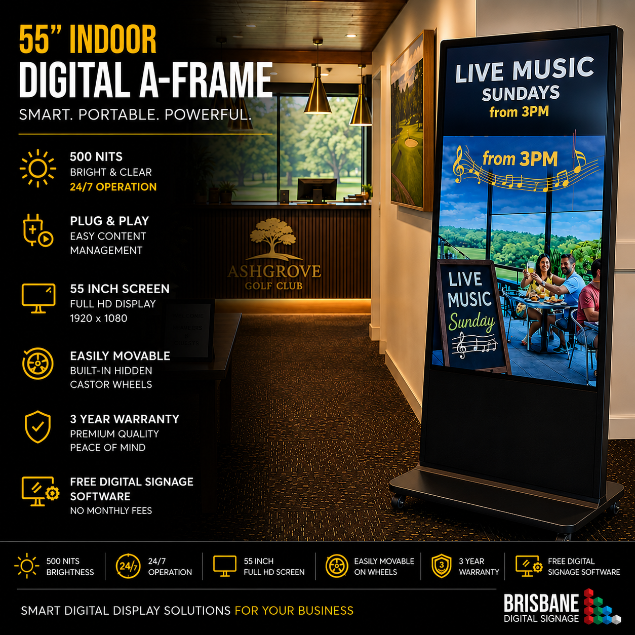 Sports Club Digital Kiosk