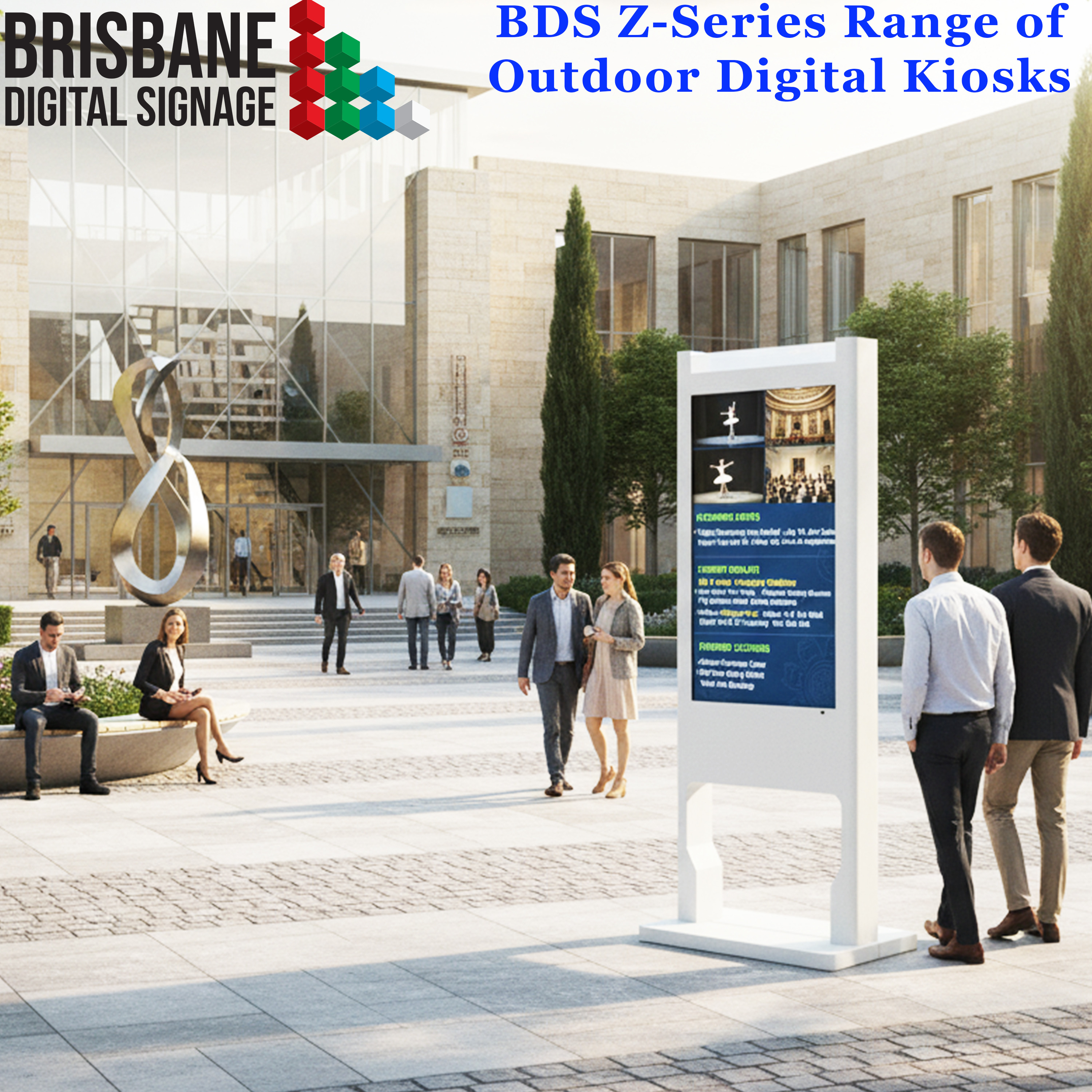 BDS Z -Series Showcase Digital Kiosk 75