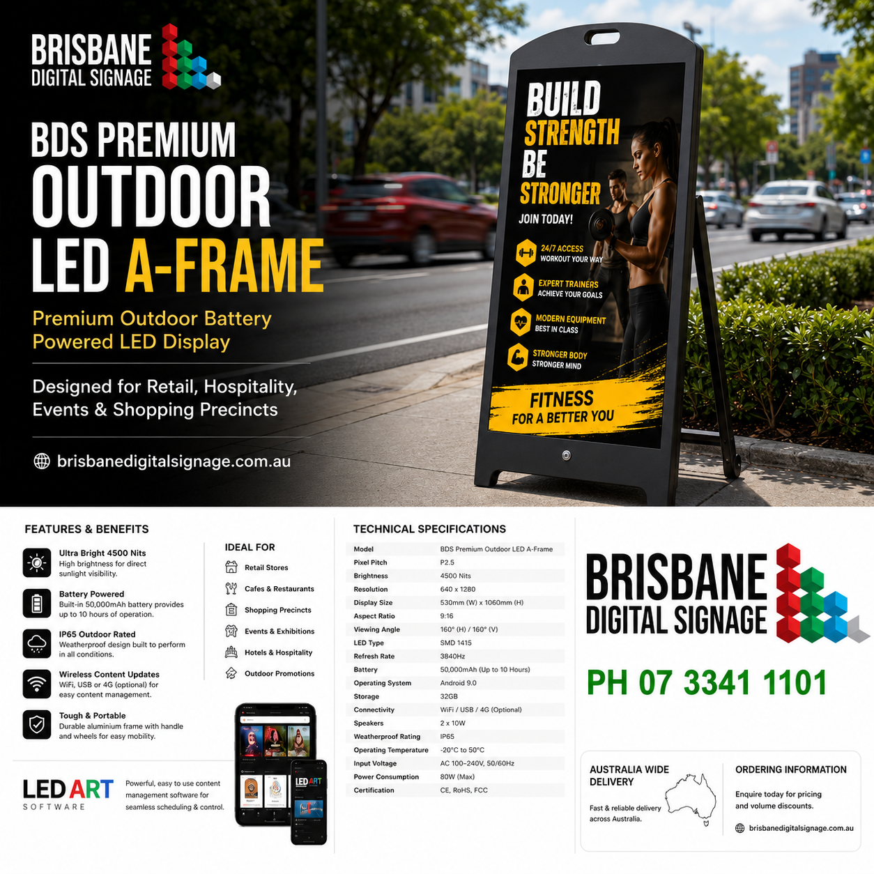 Outdoor Shine Digital A Frame