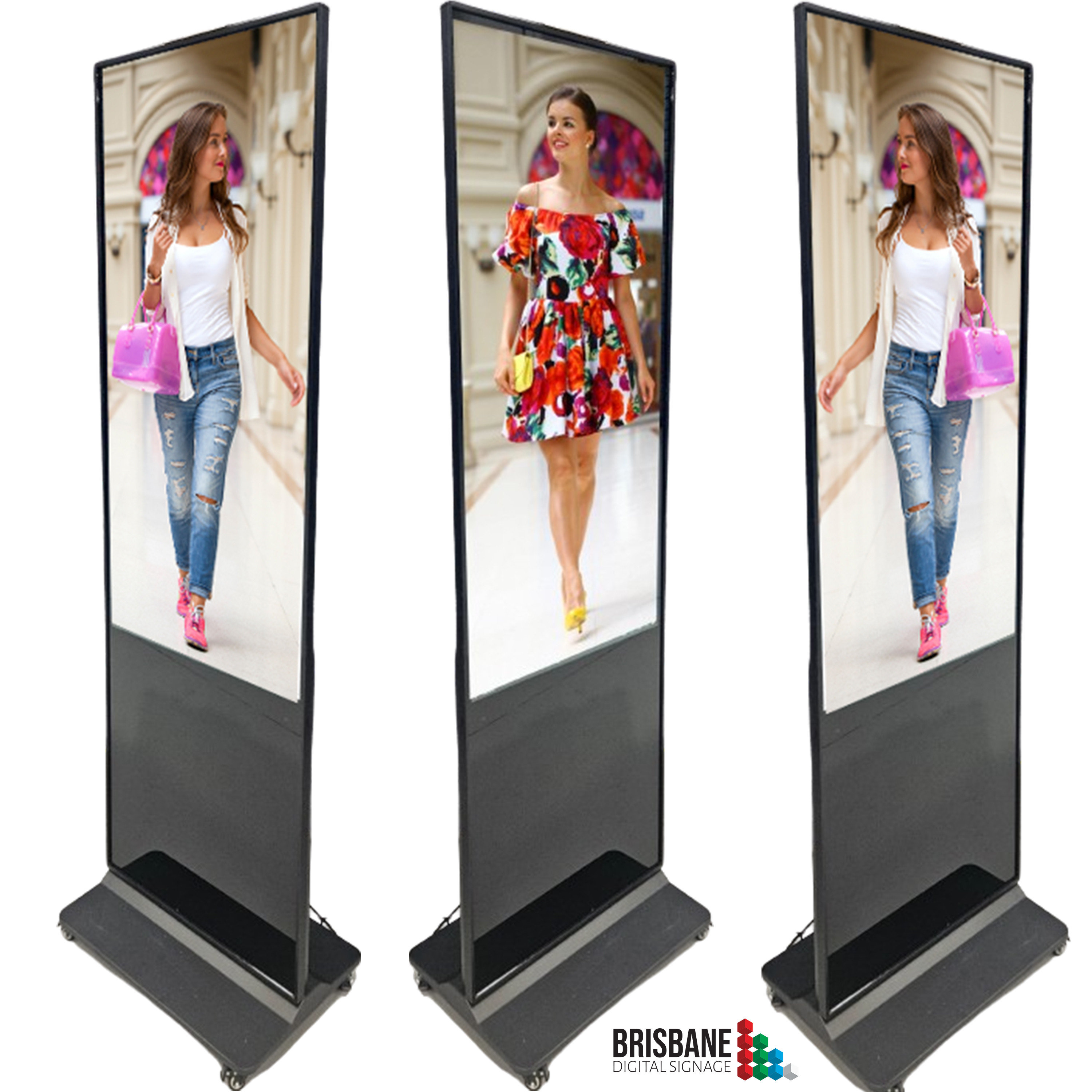 55" Digital Kiosks on Wheels