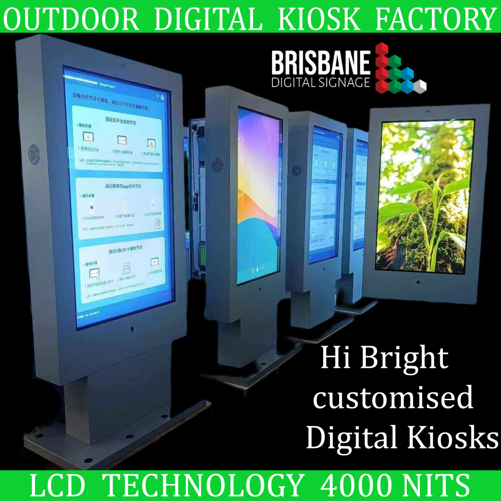 Customised Outdoor Digital Signage Kiosks Designs