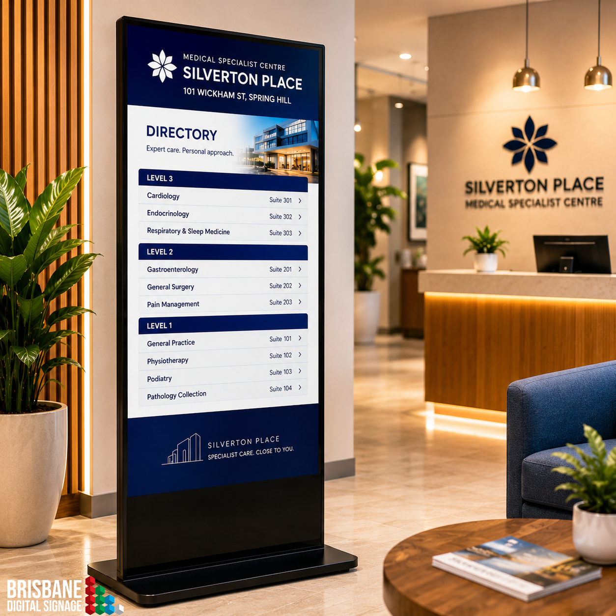 Deluxe Digital Directory Kiosk