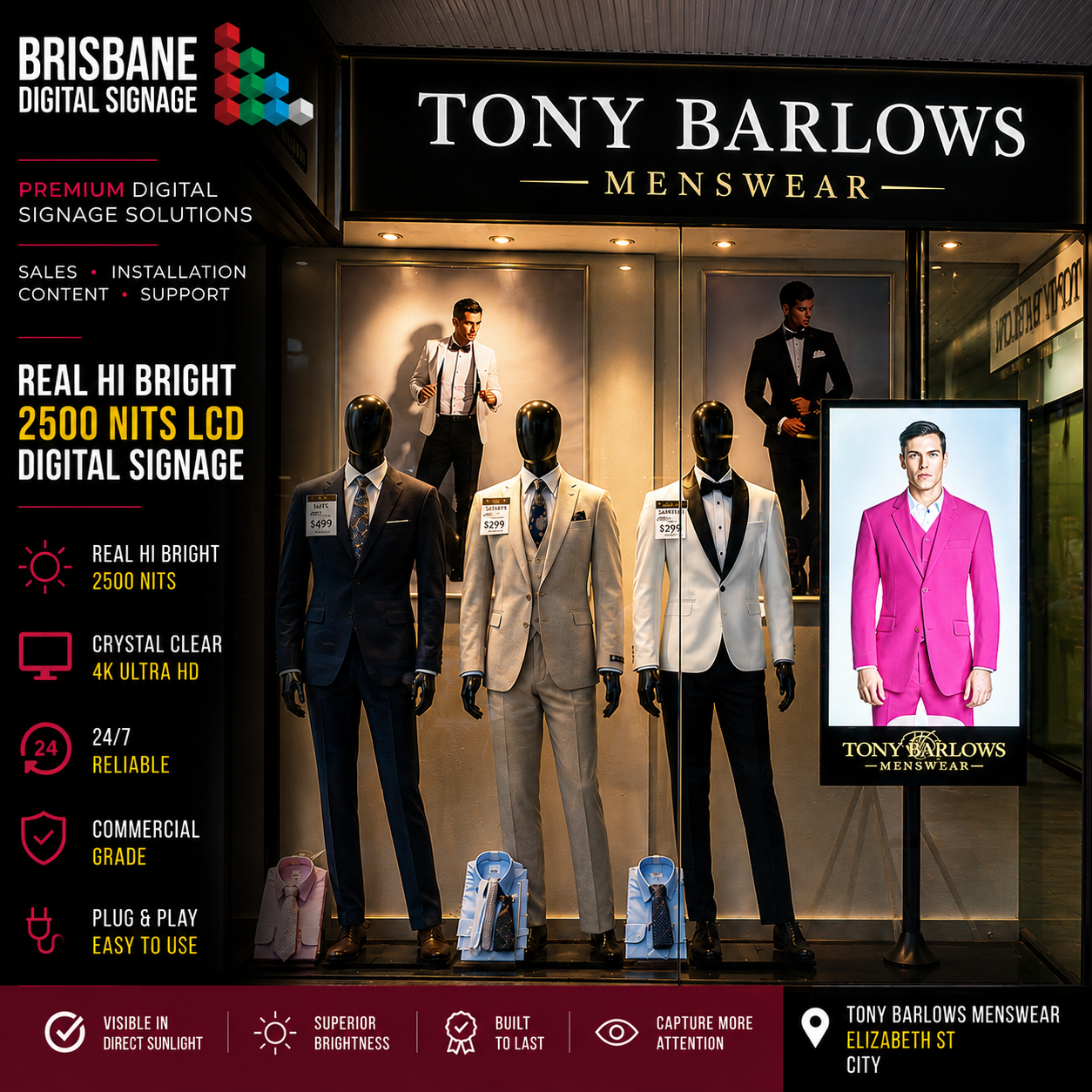 Brisbane CBD Window Signage