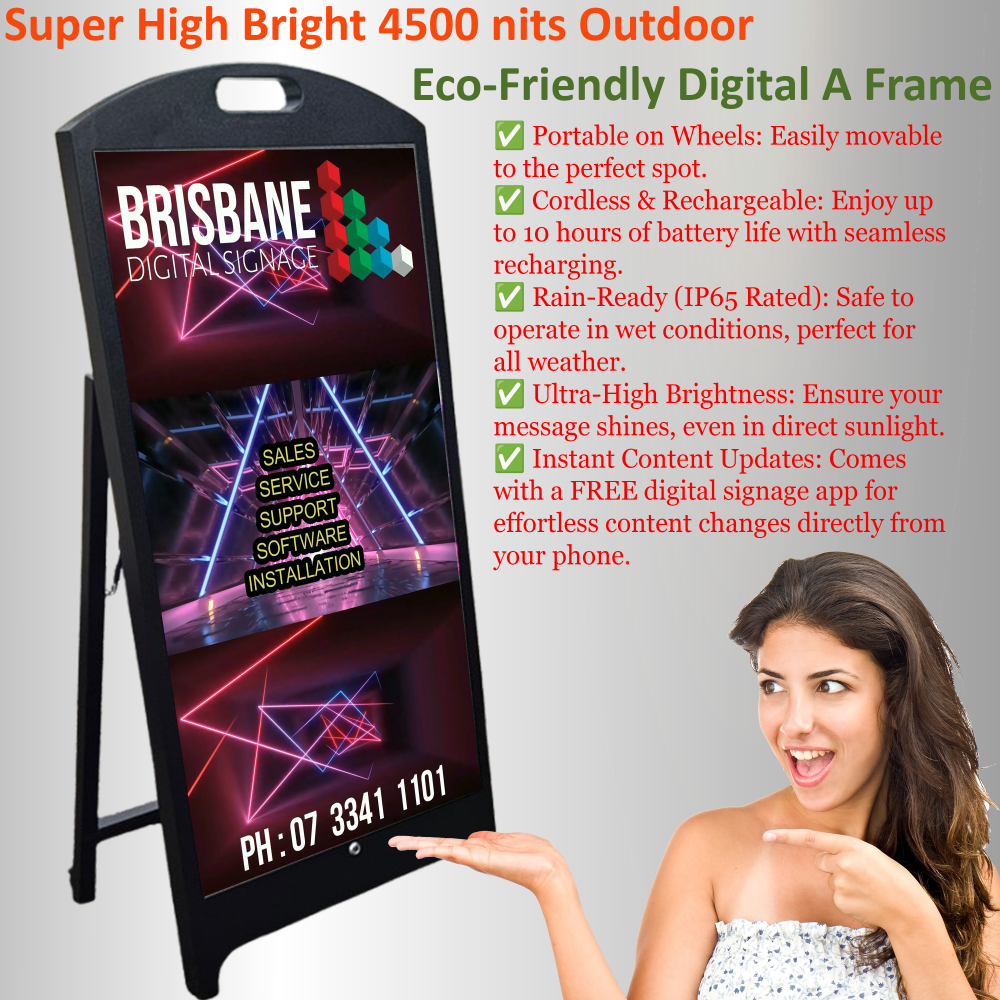 Outdoor Digital 4500 nit A Frames