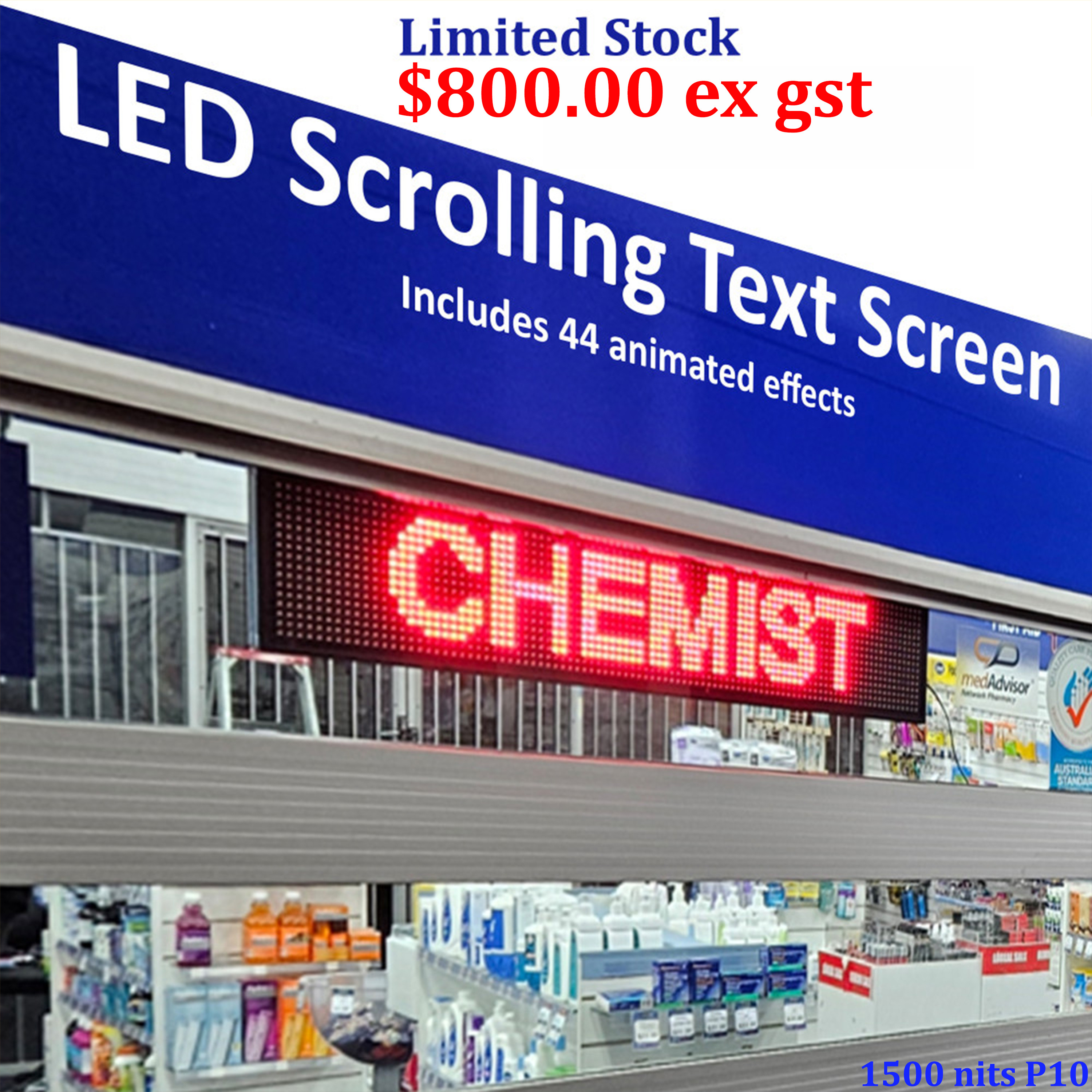 LED SCROLLING TEXT SCREEN
