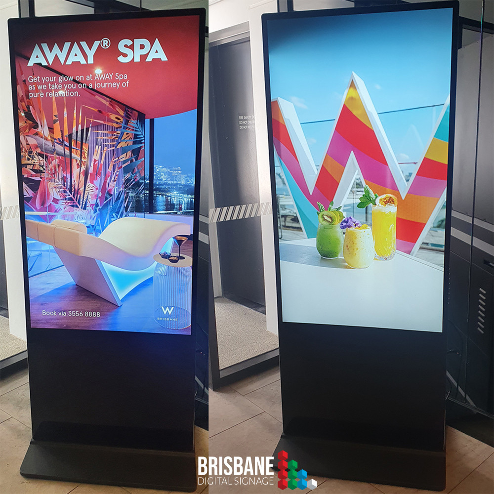 55" SLIMLINE DIGITAL KIOSK W HOTELS