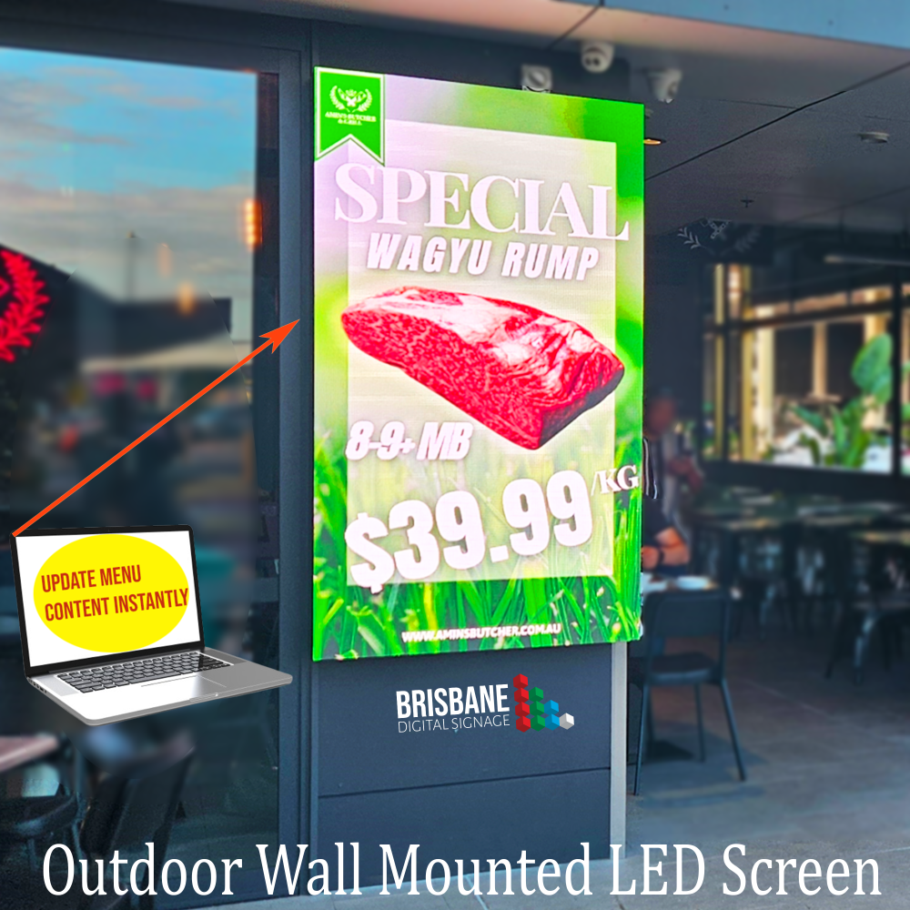 OUTDOOR DIGITAL LED MENU BOARD