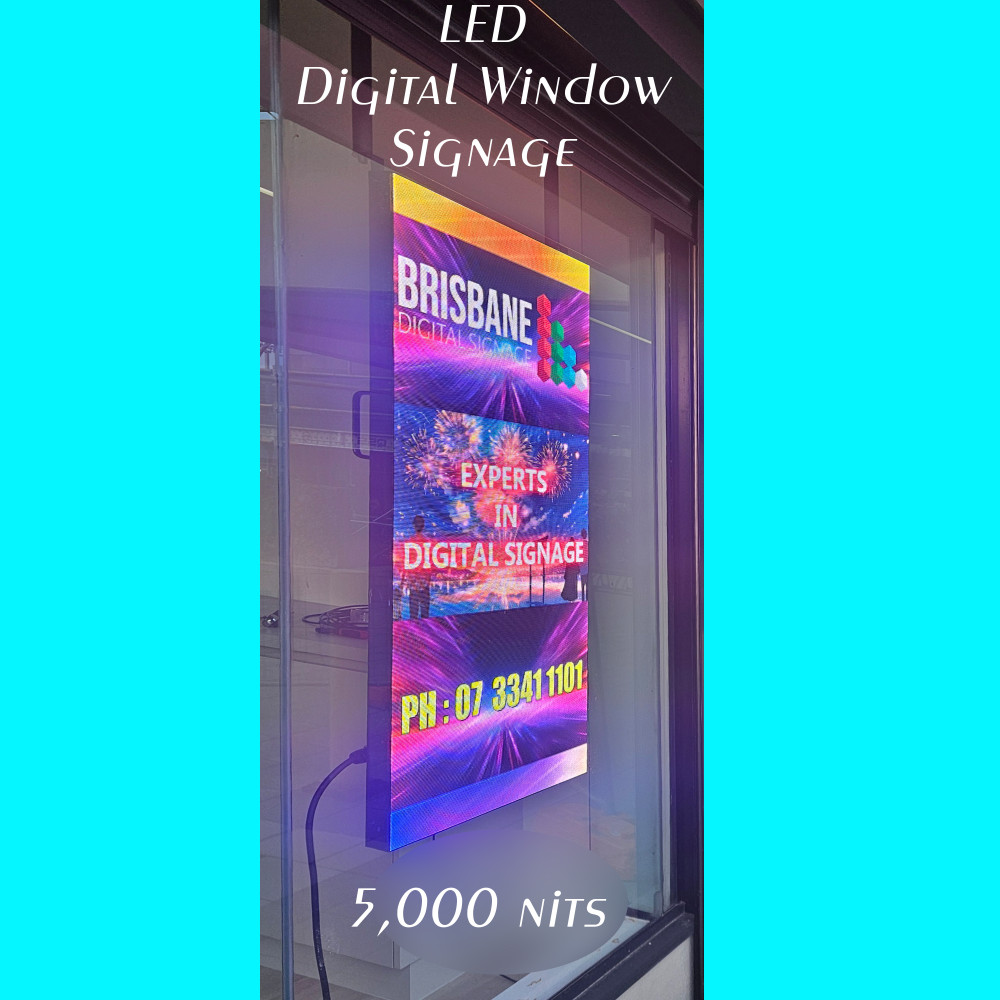 LED Digital Window Signage