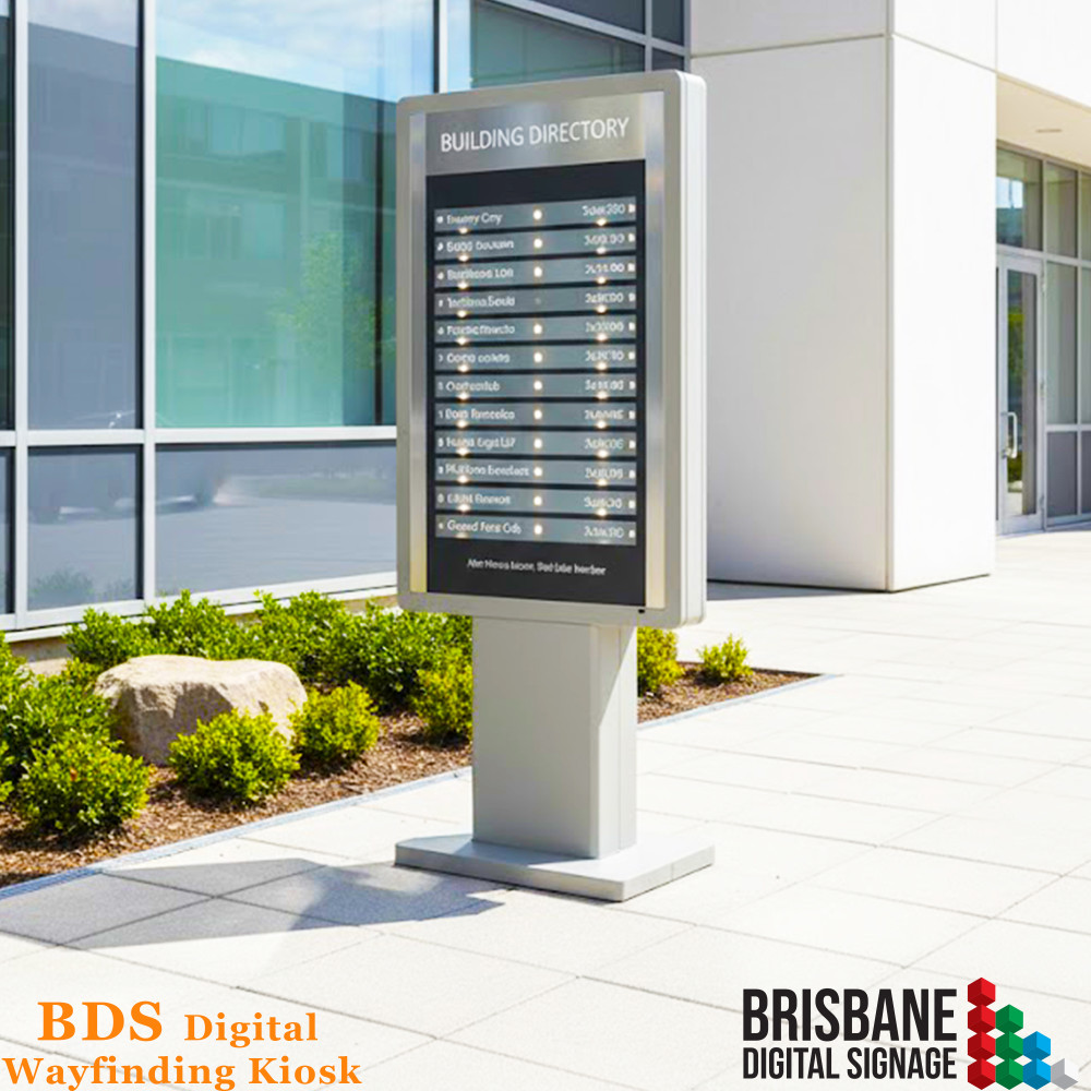 Outdoor Digital Directory Wayfinding Kiosk 