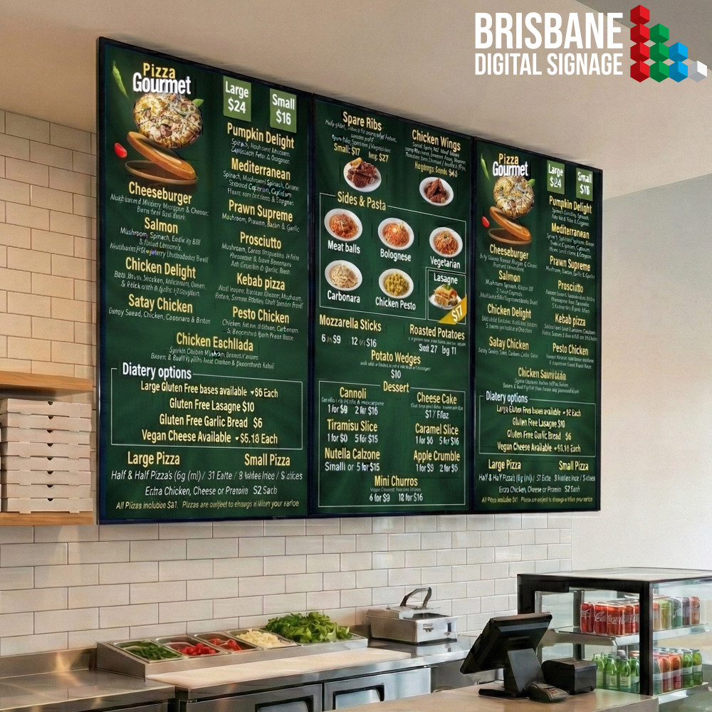 Portrait Digital Menu Boards