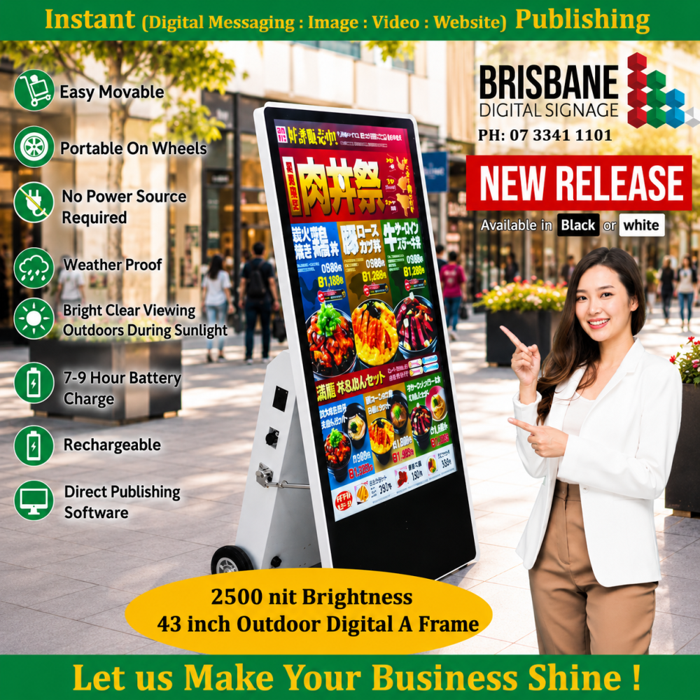 Outdoor Digital A Frame 2500 nits