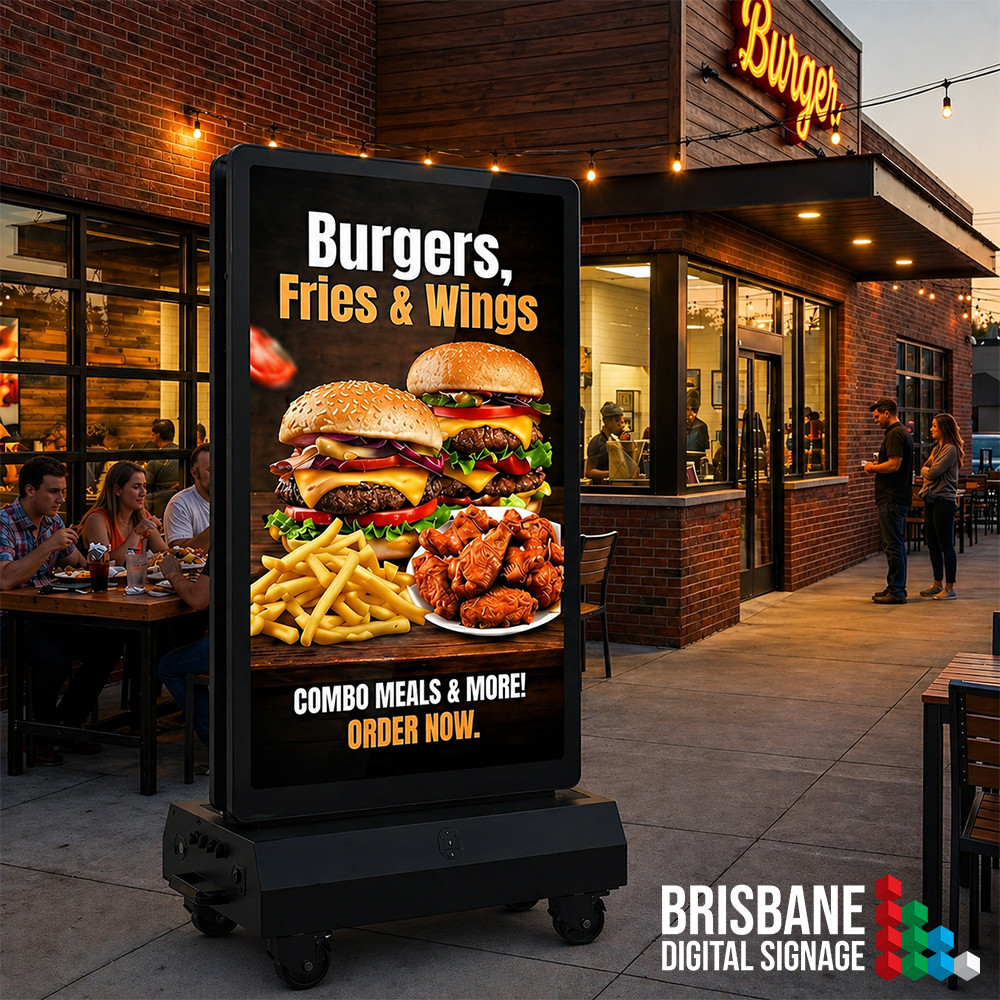 Digital Kiosk & A-Frame in One – Double-Sided 