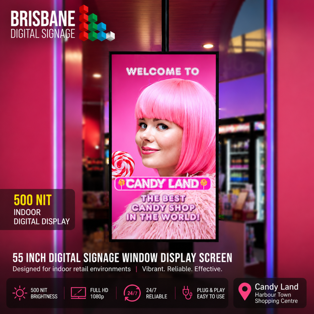 55 inch indoor digital signage portrait LCD screen Digital Displays