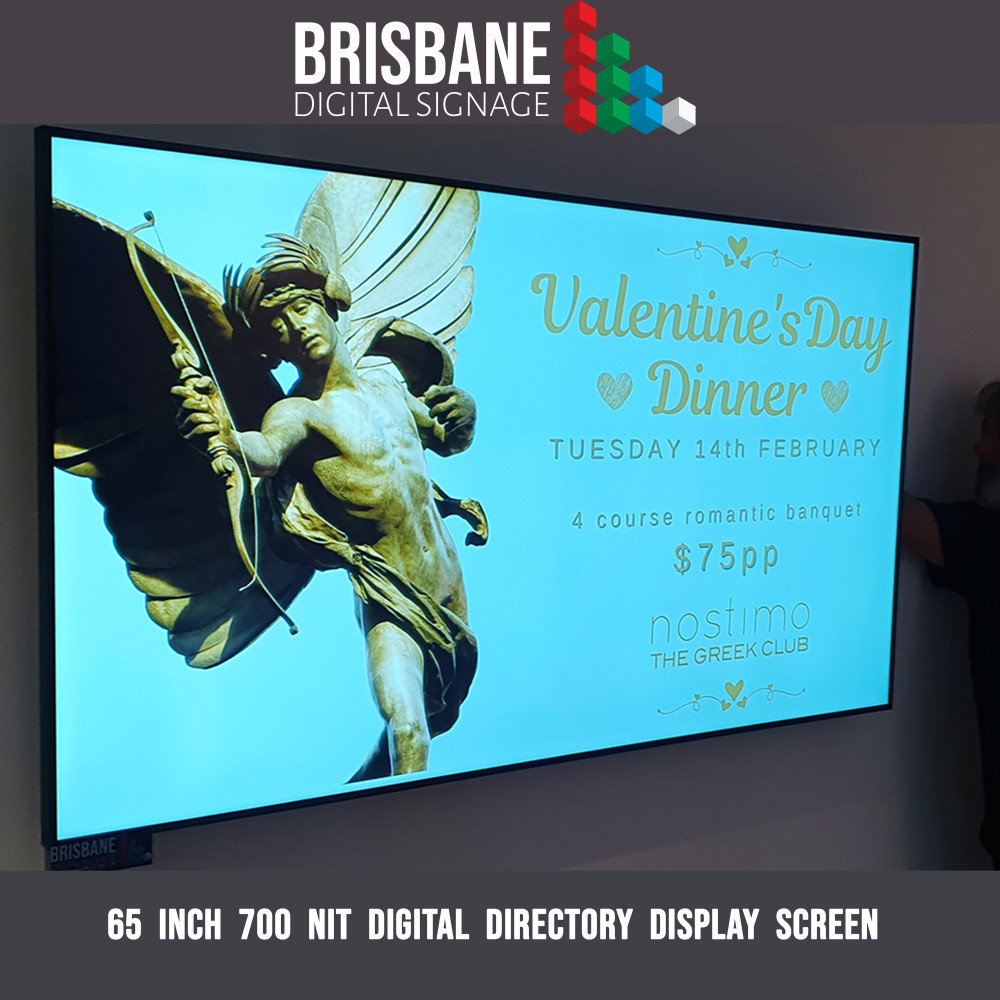 65 inch 700 nit Foyer Digital Signage Screen