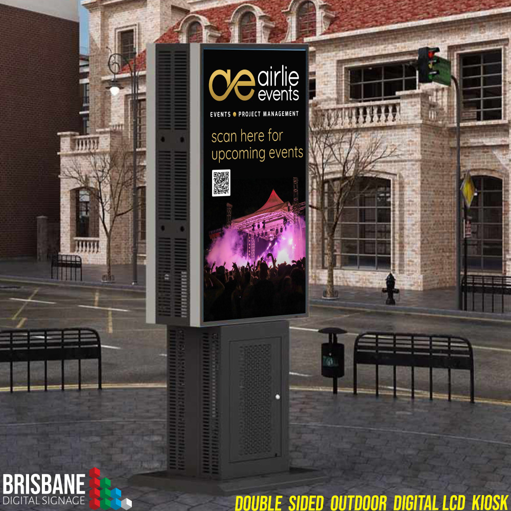 Outdoor Double Sided Digital Totems 4000 nits