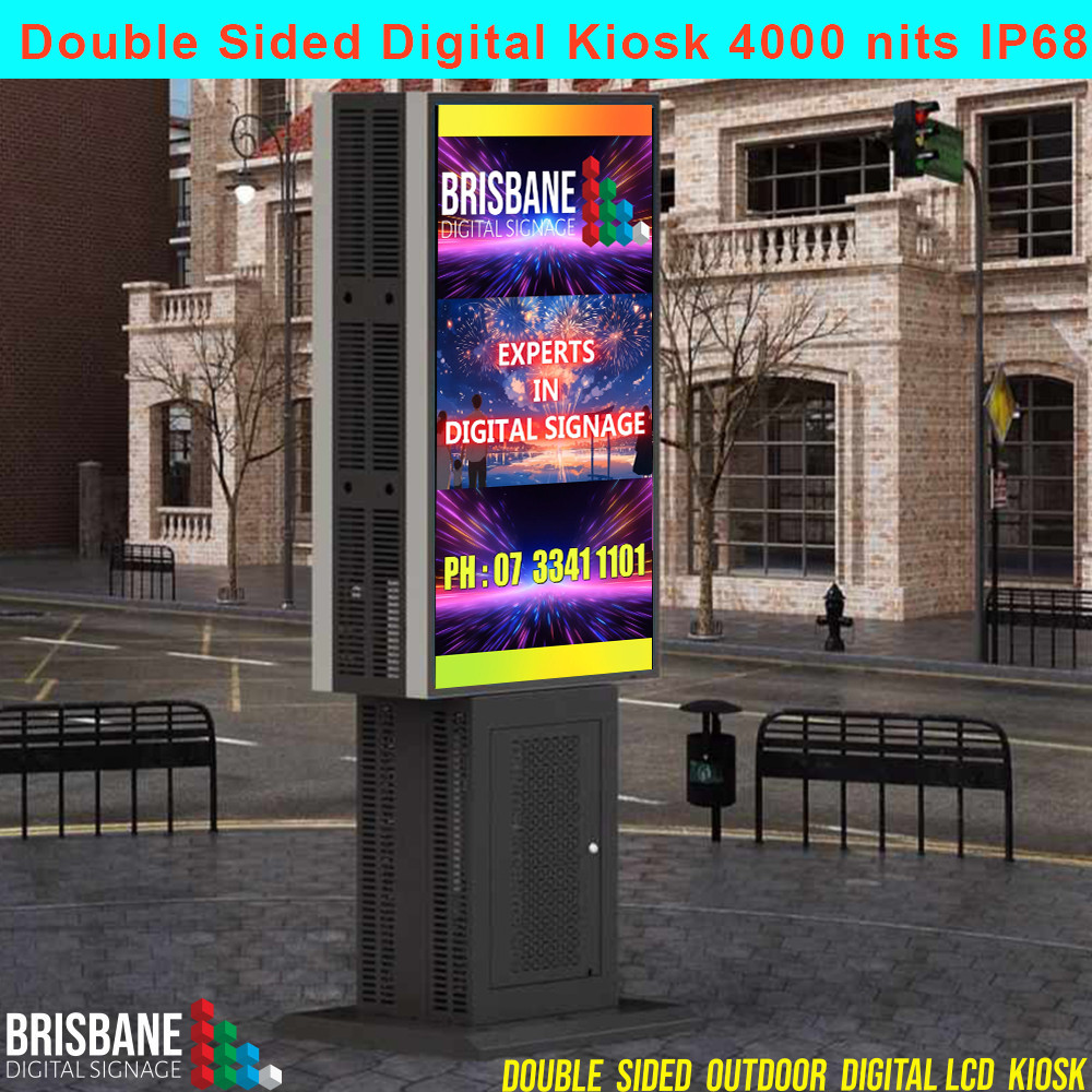 Double Sided Digital Kiosks 4000 nits