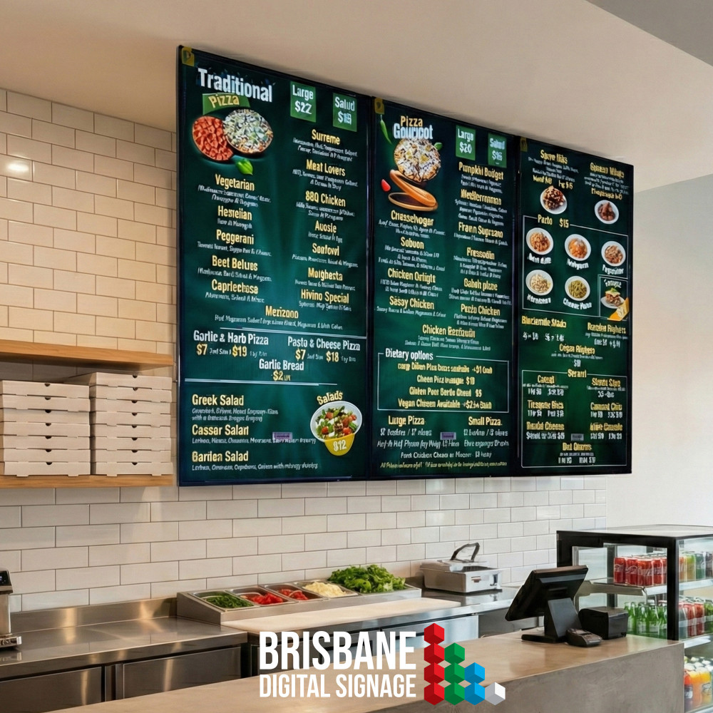 Portrait Digital Menu Boards