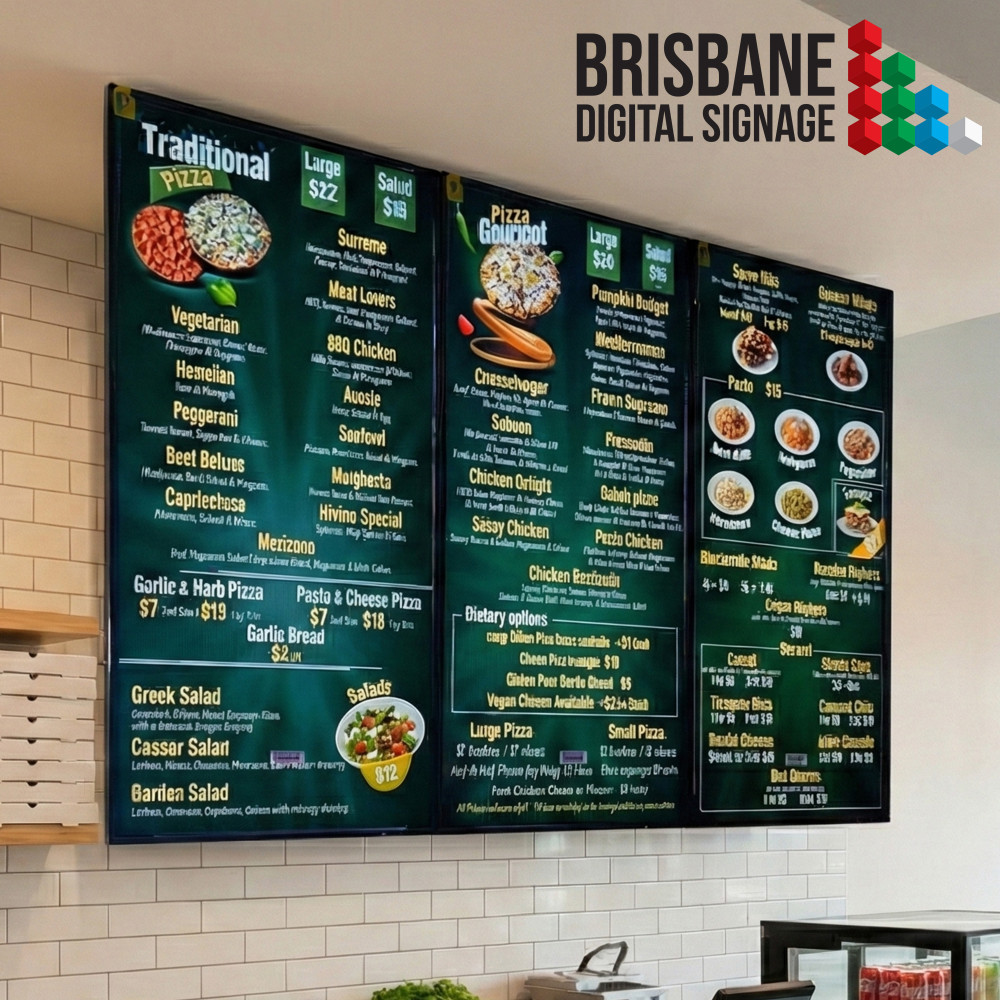 Portrait Digital Menu Boards