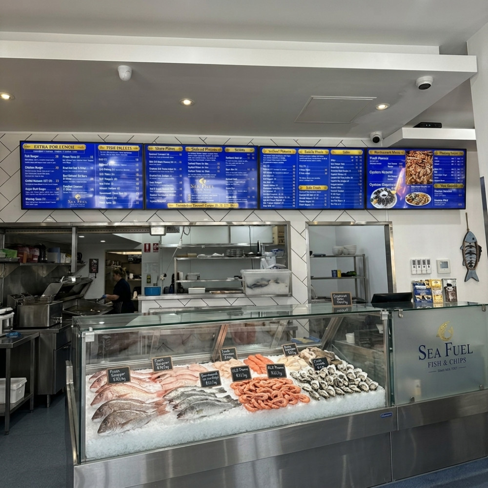  Fish n Chips Digital Signage