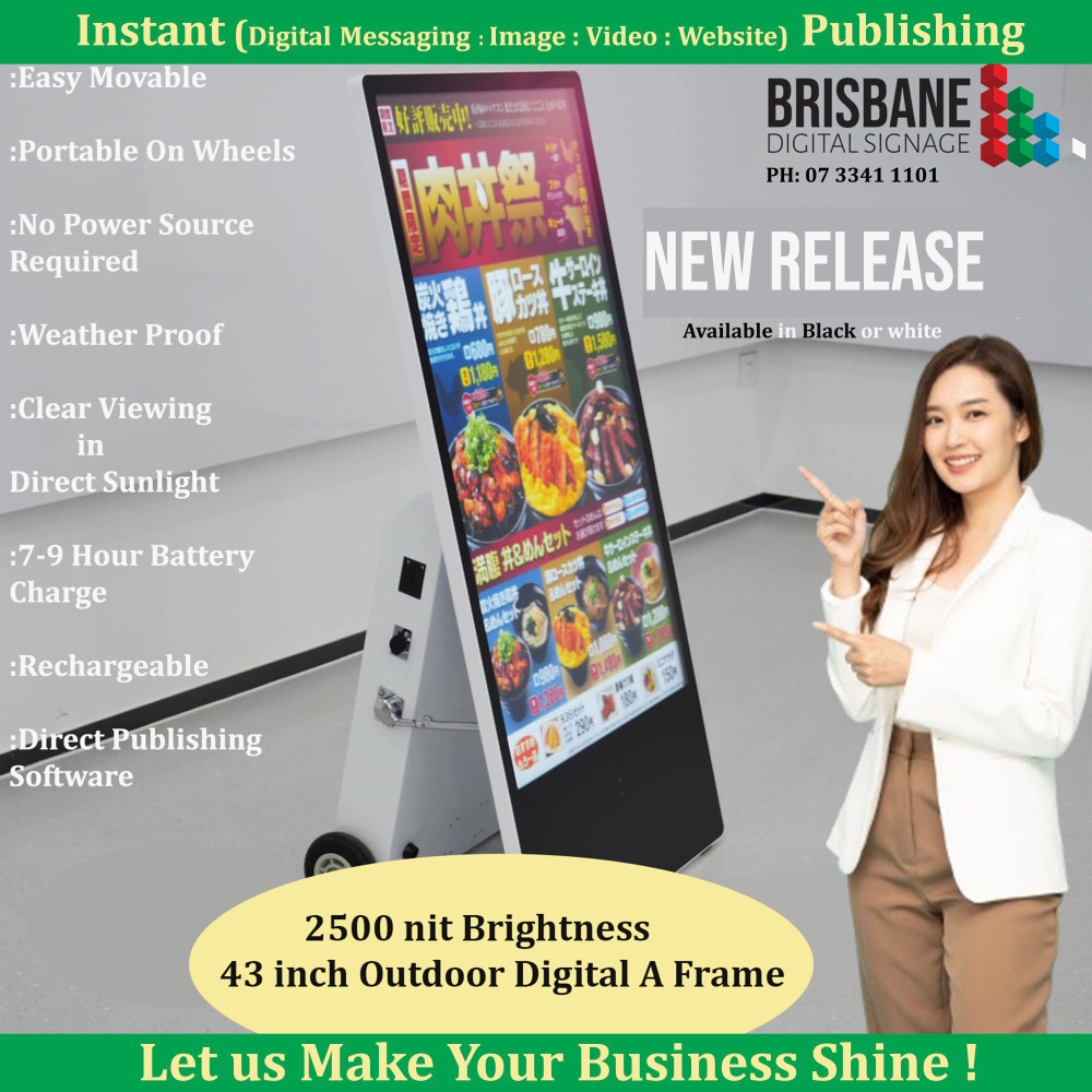 Outdoor Digital A Frame 2500 nits