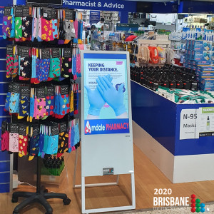 Digital A FRAME 32" Arndale Pharmacy QLD 2020