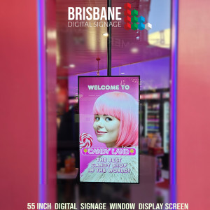 Candyland 55" Digital Window Signage