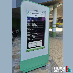 Outdoor Digital Directory Kiosk and Wayfinding