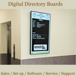 Digital Directory Board Building Foyers