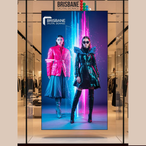 Hi Bright LCD Window Signage