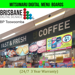 BP Toowoomba Petrol Station Digital Menu Boards