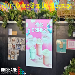 49inch Digital Signage Menu Board Portrait includes Digital Signage Software