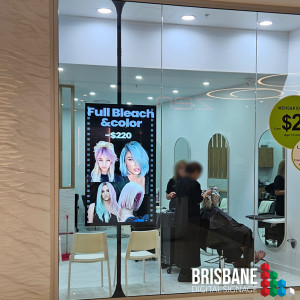 55" 700 nit Brightness Digital Window Screen Australia Fair Southport.