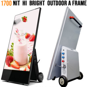 Outdoor Digital A Frame 1700 nit 