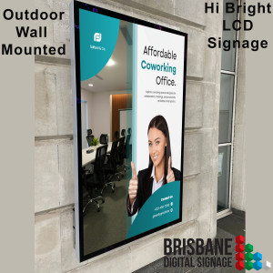 Outdoor Wall Mounted 55 inch Digital Signage