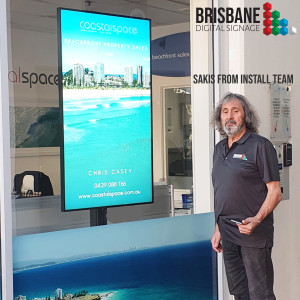 55 inch Gold Coast Digital Signage LCD 2500 NITS