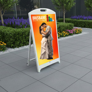 Outdoor White LED Digital A Frame 4500 nits